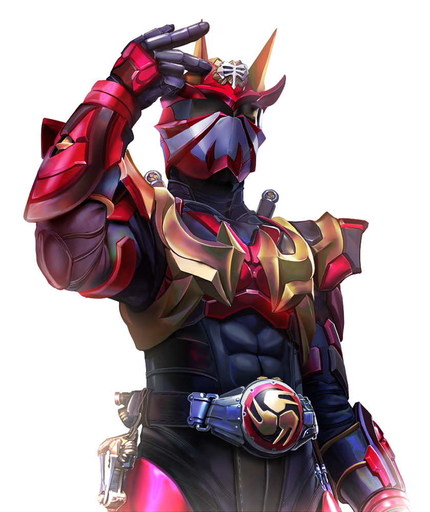 1boy abs antennae armor belt black_bodysuit black_eyes bodysuit full_armor gloves helmet horns kamen_rider kamen_rider_armed_hibiki kamen_rider_hibiki kamen_rider_hibiki_(series) male_focus masukudo_(hamamoto_hikaru) red_armor rider_belt solo tokusatsu upper_body