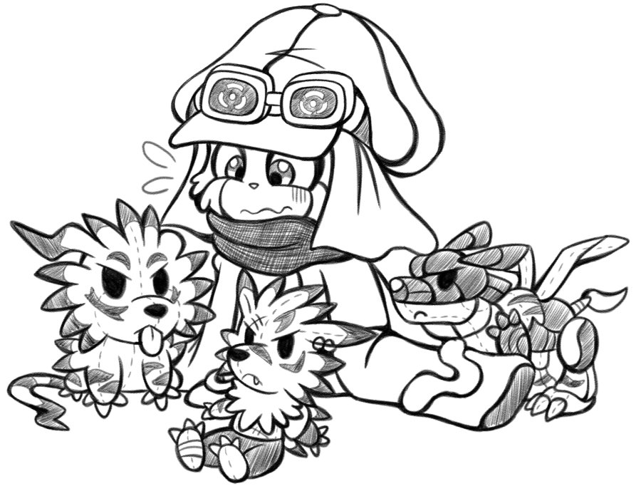 ana_ilda appmon digimon digimon_universe:_appli_monsters garurumon metalgarurumon offmon weregarurumon