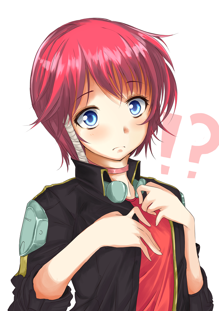 !? 1girl bad_anatomy bad_hands bad_id bad_pixiv_id banpresto blue_eyes blush braid bride female_focus fiona_gureden frown haruyuki_(yukichasoba) pink_hair short_hair solo super_robot_wars super_robot_wars_original_generation super_robot_wars_original_generation_gaiden super_robot_wars_reversal