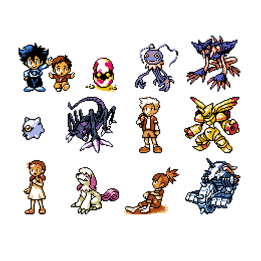 armagemon botamon brother_and_sister diablomon digimon digimon_(creature) digimon_adventure digimon_adventure:_bokura_no_war_game digimon_adventure_(movie) digimon_adventure_02 digimon_adventure_02:_diablomon_no_gyakushu digimon_adventure_02:_digimon_hurricane_jouriku!!_chouzetsu_shinka!!_ougon_no_digimental digimon_tamers digimon_tamers:_boso_digimon_tokkyu digimon_tamers:_boukensha-tachi_no_tatakai digitama dog egg grandlocomon keramon kuramon labramon makino_ruki rapidmon_(armor) siblings simple_background uehara_minami wallace_(digimon) white_background yagami_hikari yagami_taichi