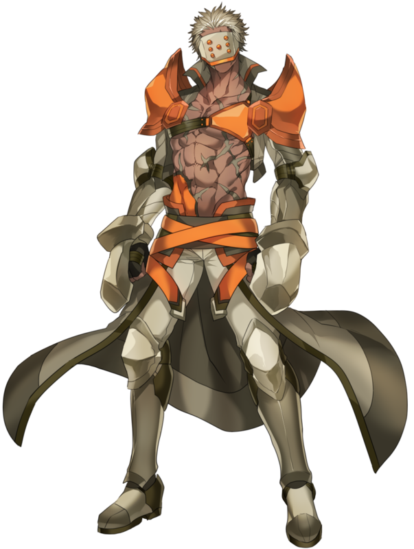1boy abs black_gloves collarbone dark-skinned_male dark_skin fingerless_gloves game_freak gen_3_pokemon gloves grey_hair high_collar katagiri_hachigou legendary_pokemon legs_apart male_focus mask nintendo pants personification pokemon regirock short_hair simple_background solo standing white_background white_pants
