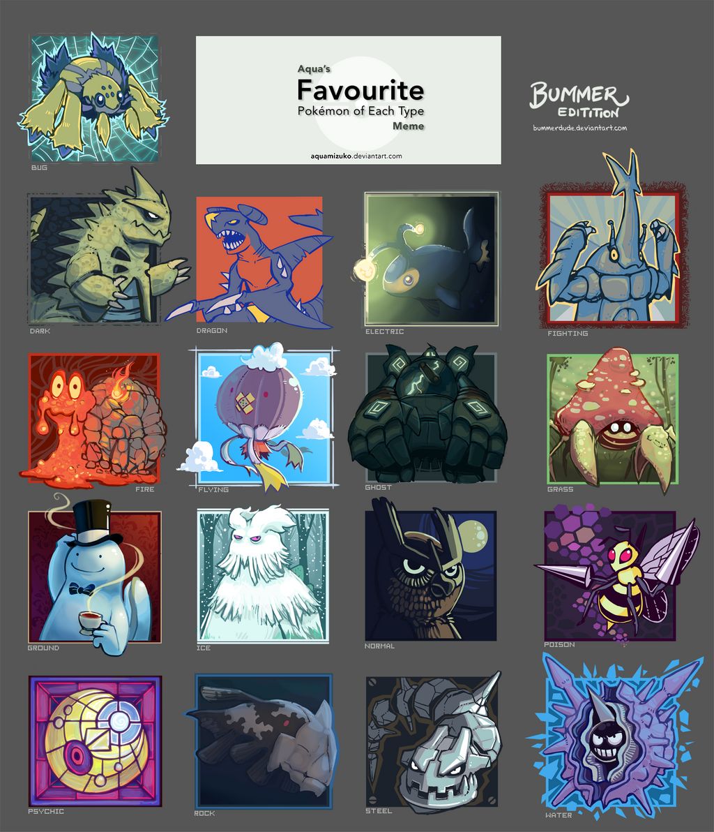 abomasnow beedrill bird bow bowtie bummerdude cloyster commentary creature dragon drifblim english_commentary english_text fish flying full_moon galvantula garchomp gen_1_pokemon gen_2_pokemon gen_3_pokemon gen_4_pokemon gen_5_pokemon golurk grey_background hat heracross horns lanturn lunatone magcargo moon night night_sky nintendo no_humans noctowl owl parasect pokemon pokemon_(creature) quagsire relicanth sharp_teeth simple_background single_horn sky smile steelix teeth top_hat tyranitar watermark web_address