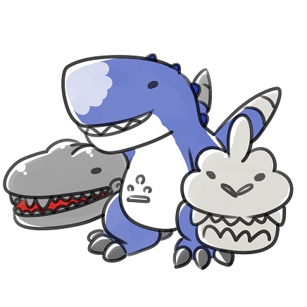 claws deltamon digimon digimon_(creature) multiple_tails sharp_teeth skull tail teeth