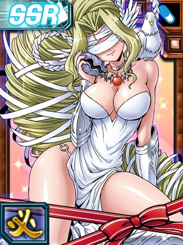 1girl blonde_hair breasts digimon digimon_(creature) digimon_collectors female_focus hotan_(digimon) large_breasts long_hair official_art olive_(digimon) solo venusmon