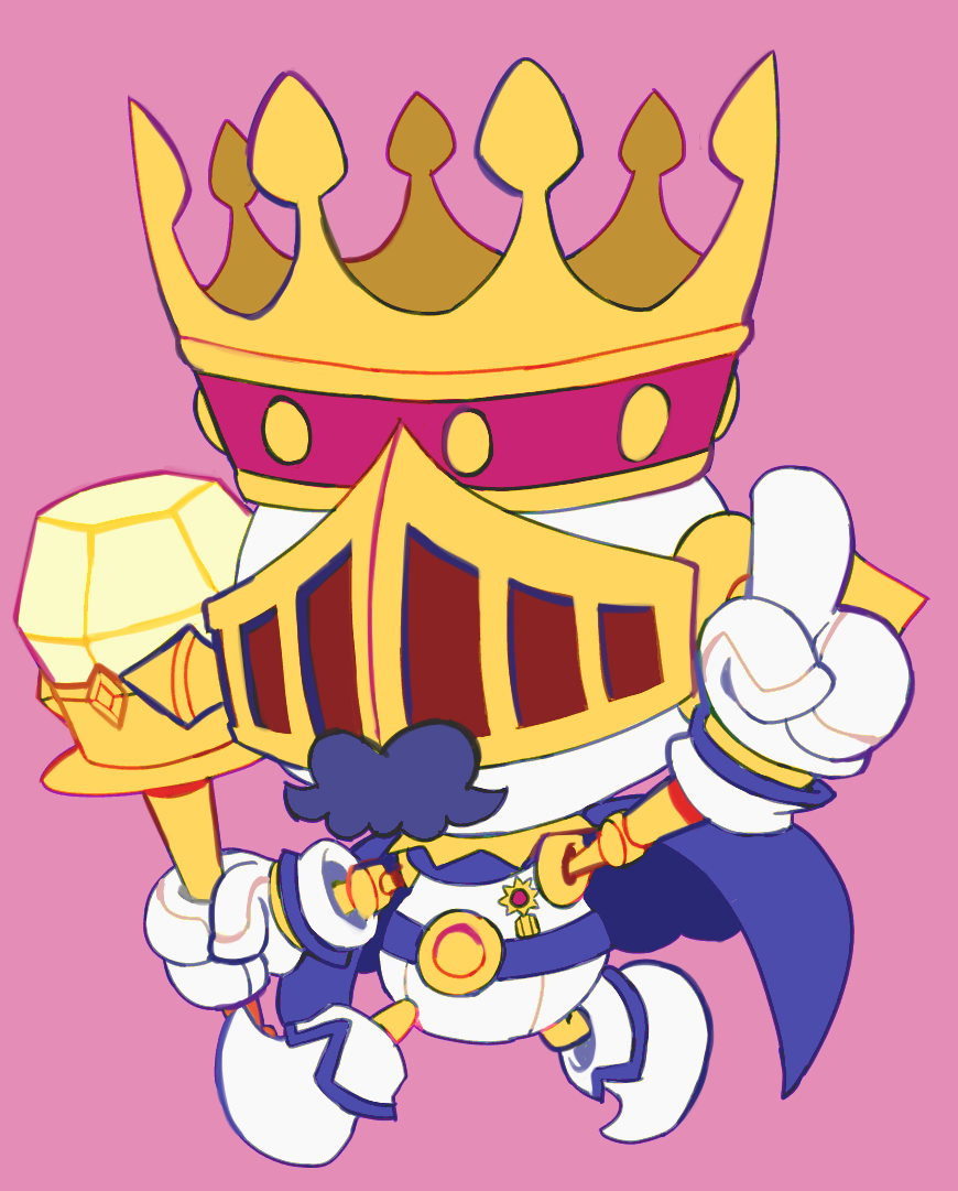 1boy armor chess_piece digimon facial_hair king_(chess) kingchessmon mustache solo staff