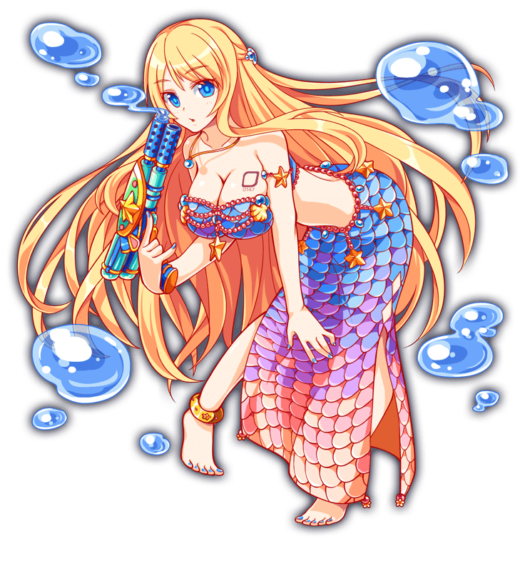 \n/ adapted_costume alternate_costume alternate_design amulet anime_coloring anklet aqua_nails aqua_pupils armlet artist_request bandeau bare_arms bare_shoulders barefoot beads blonde_hair blue_bandeau blue_eyes blue_outline breast_tattoo breasts bright_pupils clam_shell_ornament cleavage collarbone crash_fever dress fingernails full_body game_cg gold_anklet gold_necklace holding holding_water_gun jewelry large_breasts legs_apart long_dress long_hair long_sidelocks looking_at_viewer mermaid_(crash_fever) multicolored_dress nail_polish necklace number_tattoo numbered official_alternate_costume official_alternate_design official_art open_mouth outline parted_bangs red_outline shadow side_slit sidelocks solo square square_tattoo standing standing_on_one_leg star_ornament straight_hair tachi-e tattoo third-party_source toenails transparent_background very_long_hair very_long_sidelocks water_drop water_gun
