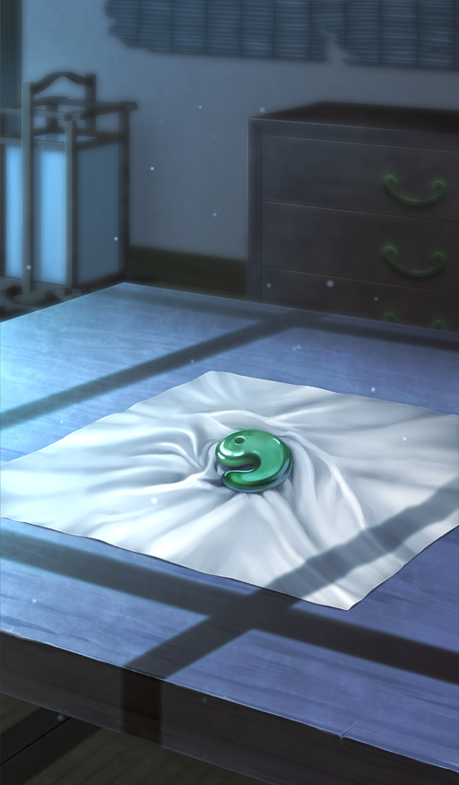 andon_(lighting) chocolate_river_no_sono_saki_ni commentary_request fate/grand_order fate_(series) indoors light_particles magatama no_humans object_focus official_art still_life tatami third-party_source xxxxay