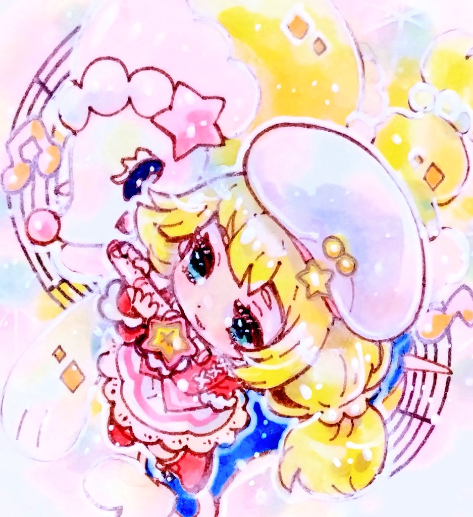 alternate_color blonde_hair chibi flute frilled_skirt frills gen_7_pokemon holding holding_flute holding_instrument instrument jacket katathumuri lillie_(holiday_2024)_(pokemon) lillie_(pokemon) long_hair low_ponytail musical_note nintendo pokemon pokemon_masters_ex ponytail primarina red_jacket shiny_pokemon skirt