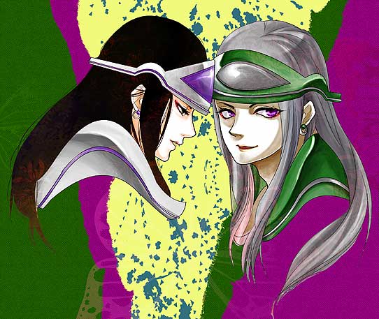 2boys atlus cu_chulainn male_focus monster multiple_boys shin_megami_tensei tagme tam_lin