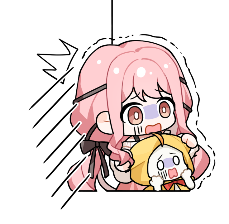 0_0 1girl ^^^ ahoge animal artist_request bare_shoulders black_bow black_ribbon bow bowtie bra_strap bright_pupils brown_eyes cat chibi cloak clothed_animal cropped_torso ear_covers frilled_shirt frills hair_bow hair_ribbon hands_on_own_cheeks hands_on_own_face holding_another&#039;s_ear hood hood_up hooded_cloak infinity_nikki long_hair long_sleeves looking_ahead low_twintails momo_(nikki) nikki_(nikki) nikki_(series) off-shoulder_shirt off_shoulder official_art open_mouth perfect_start_(infinity_nikki) pink_hair pink_skirt puffy_long_sleeves puffy_sleeves red_bow red_bowtie ribbon scared shirt sidelocks skirt tareme transparent_background tress_ribbon turn_pale twintails very_long_hair wavy_hair wavy_mouth white_cat white_pupils white_shirt yellow_cloak
