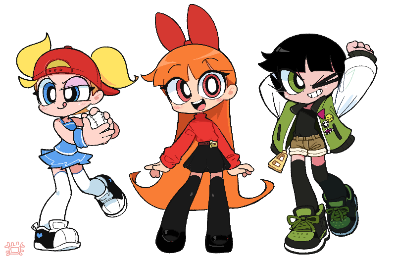 beauty_hair blossom_(ppg) bubbles_(ppg) buttercup_(ppg)