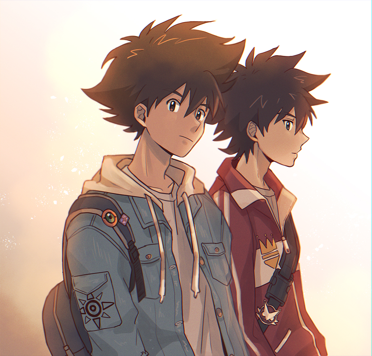 digimon digimon_adventure digimon_xros_wars kudou_taiki tagme yagami_taichi