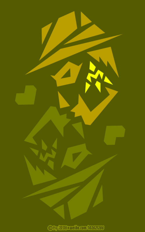 artist_name crests_(digimon) digimon digimon_(creature) green_background heart no_humans prism simple_background
