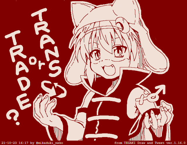 :3 animal_ears cat_ears commentary_request crescent crescent_hair_ornament dated detached_sleeves english_text fang hair_ornament hat hatching_(texture) male-female_symbol mikazuki_neko mikazuki_neko_(character) monochrome open_mouth original smile tegaki_draw_and_tweet twitter_username upper_body wide_sleeves