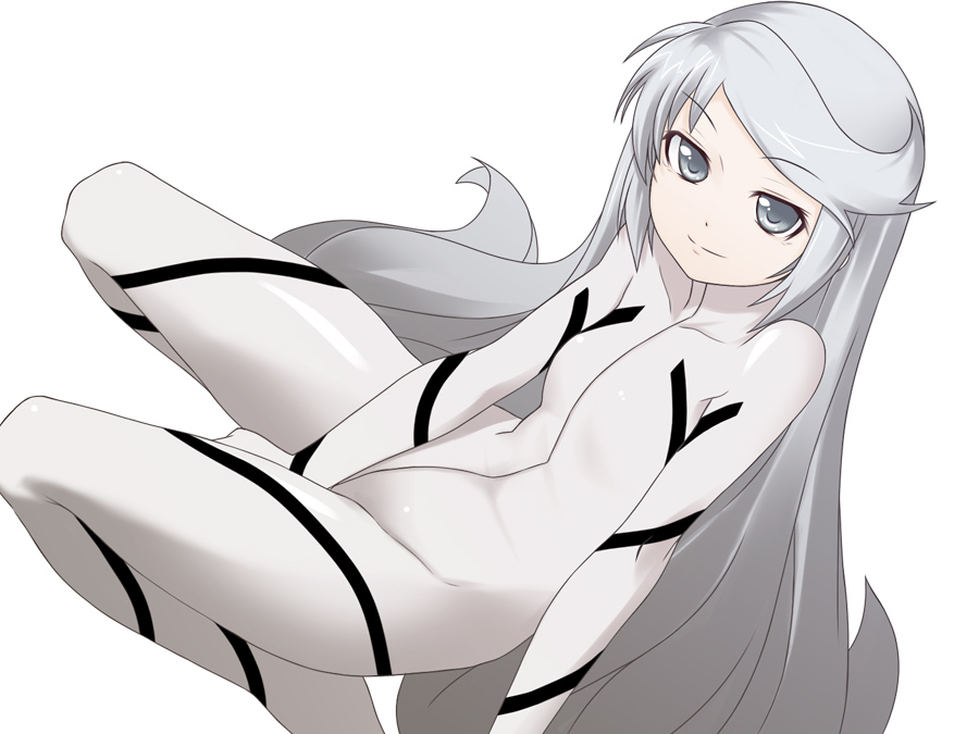 00s 1girl bodysuit female_focus grey_eyes grey_hair grey_theme heroic_age long_hair solo very_long_hair yuti_ra