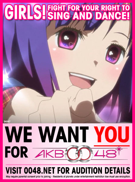 10s akb0048 i_want_you maeda_atsuko_(akb0048) pink_eyes purple_hair tagme