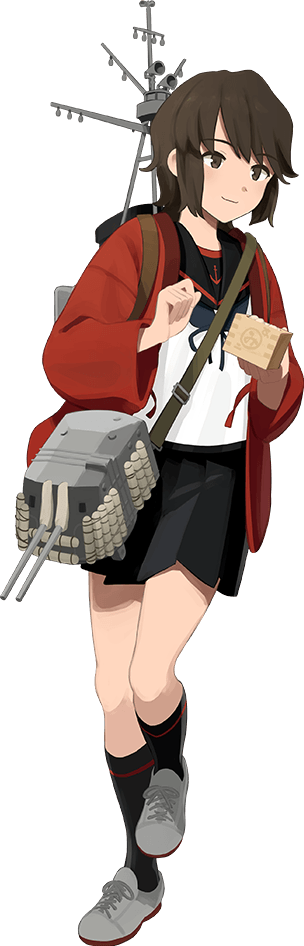1girl adapted_turret beans black_skirt black_socks blue_sailor_collar box brown_eyes brown_hair cannon full_body grey_footwear grin happi japanese_clothes kantai_collection kneehighs machinery masu miyuki_(kancolle) miyuki_(setsubun)_(kancolle) miyuki_kai_ni_(kancolle) official_art pleated_skirt sailor_collar school_uniform serafuku shibafu_(glock23) ship_turret short_hair skirt smile socks solo transparent_background