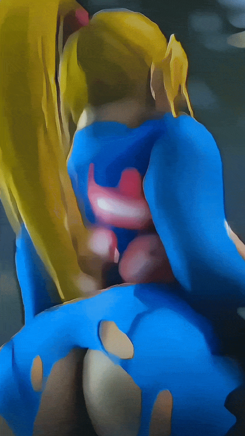 1girl animated animated_gif ass ass_clapping ass_focus bouncing_ass erection highres metroid nintendo non-web_source penis samus_aran sex sumthindifrnt sumthinextra69 vaginal zero_suit