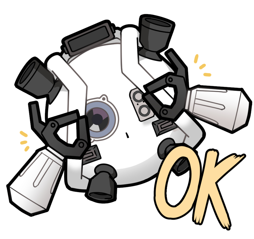 artist_request check_artist chibi chibi_only chinese_commentary girls&#039;_frontline girls&#039;_frontline_neural_cloud madcore no_humans nozzle official_art ok_sign second-party_source solo spacecraft vehicle_focus vernier_thrusters xinghuan_(neural_cloud)