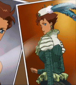 00s 1girl animated animated_gif brown_hair igpx liz_ricarro lowres