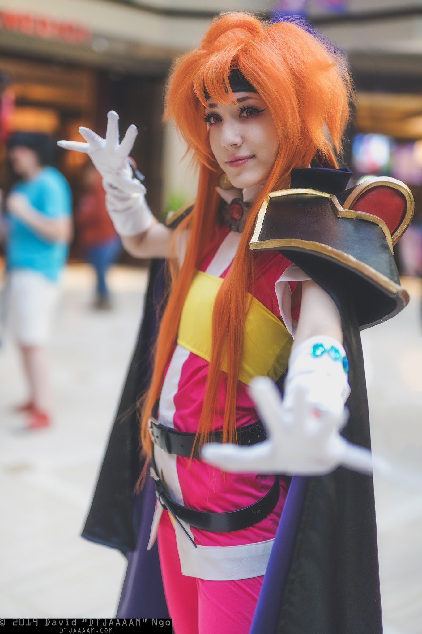 cape cosplay cosplay_photo gloves lina_inverse photo_(medium) slayers white_gloves