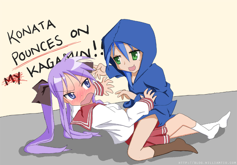 cosplay hiiragi_kagami hunter izumi_konata left_4_dead left_4_dead_1 lucky_star parody
