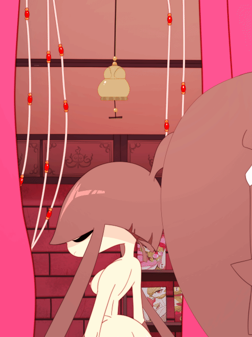 animated animated_gif anus ass ass_grab ass_shake black_hair blunt_bangs breasts brick_wall closed_eyes closed_mouth from_behind gen_2_pokemon gen_3_pokemon heart huge_ass indoors looking_at_viewer looking_back mawile medium_breasts mrploxykun narrow_waist nintendo nipples nude open_mouth parted_lips pokemon pokemon_(creature) pussy red_eyes sidelocks spread_pussy thick_thighs thighs uncensored unown unown_o unown_w