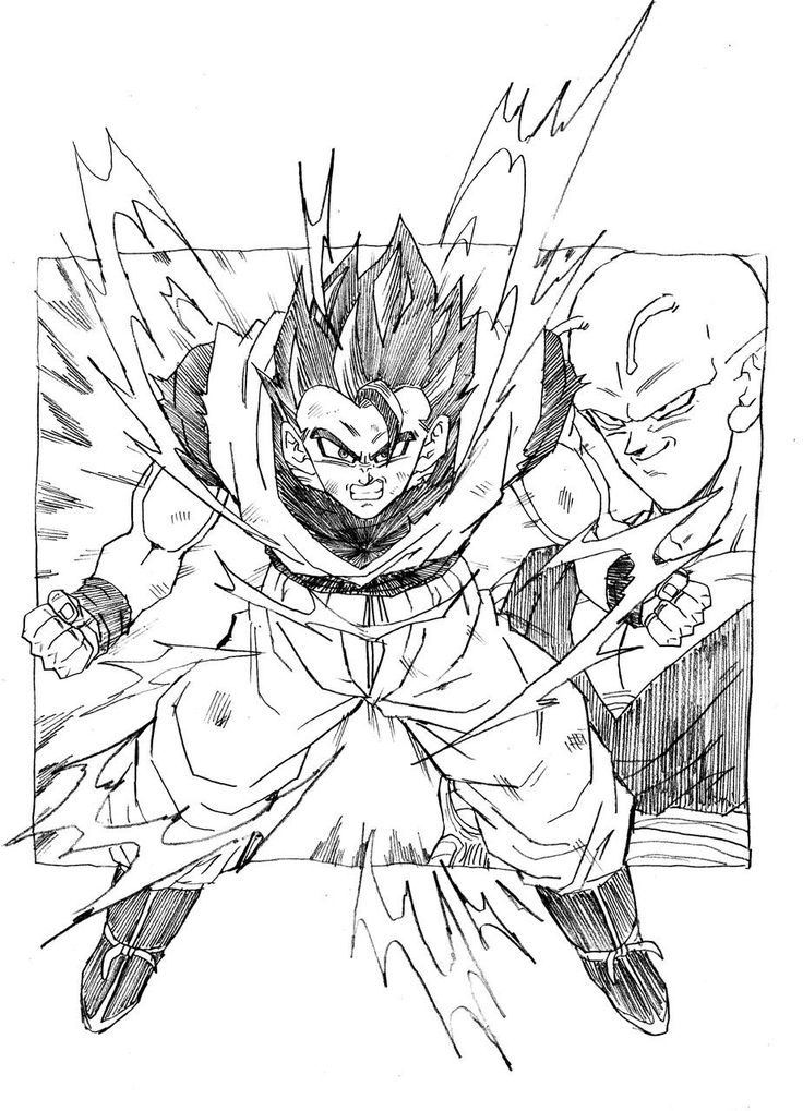 2boys aura dragon_ball dragon_ball_super lightning master_and_pupil multiple_boys muscular muscular_male piccolo potential_unleashed scratches son_gohan toriyama_akira_(style) training ultimate_gohan young_jijii youngjijii