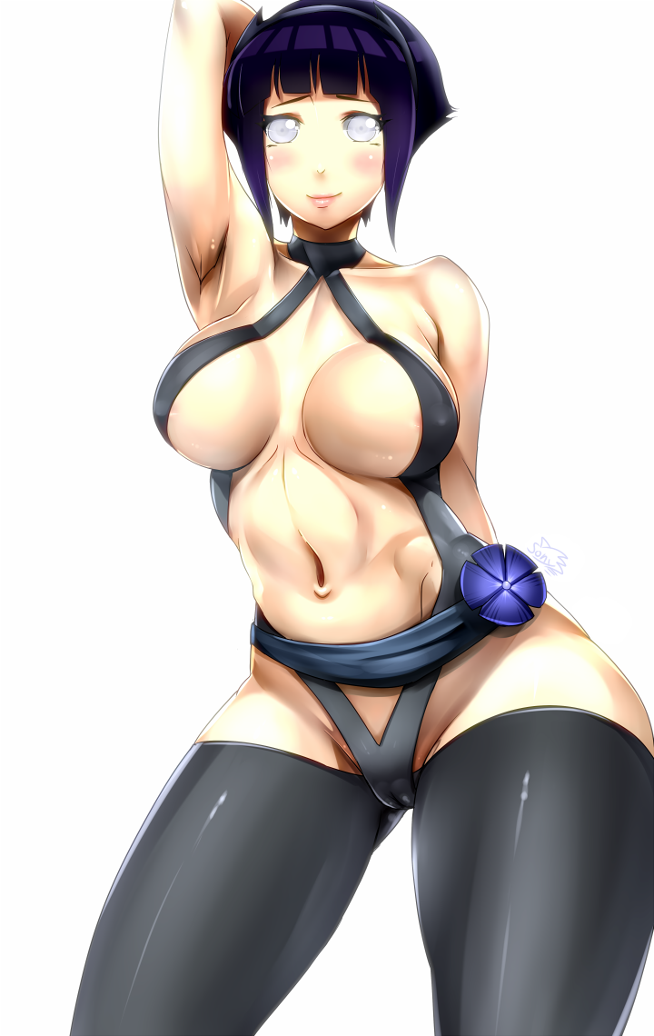 1girl blue_hair hyuuga_hinata naruto naruto_(series) sakuama