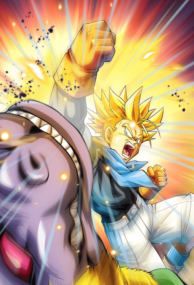 2boys aqua_eyes artist_request baby_(dragon_ball) black_shirt blonde_hair blue_neckerchief brown_gloves clenched_hands clenched_teeth dragon_ball dragon_ball_gt dragon_ball_z_bucchigiri_match fighting floating_clothes floating_hair gloves golden_oozaru male_focus monkey_boy motion_blur multiple_boys muscular muscular_male neckerchief no_pupils official_art open_mouth punching red_eyes shirt shorts spiked_hair super_saiyan super_saiyan_1 teeth third-party_source trunks_(dragon_ball) undercut white_shorts yellow_fur