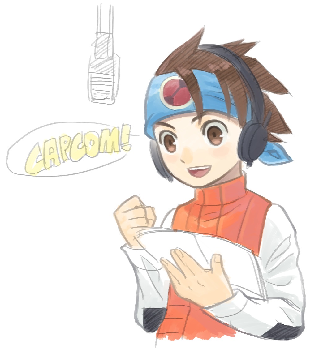 acting artist_request bandana brown_hair capcom child jacket lan_hikari_(mega_man) lan_hikari_(mega_man) mega_man_(series) mega_man_battle_network mega_man_battle_network_(series) script voice_actor