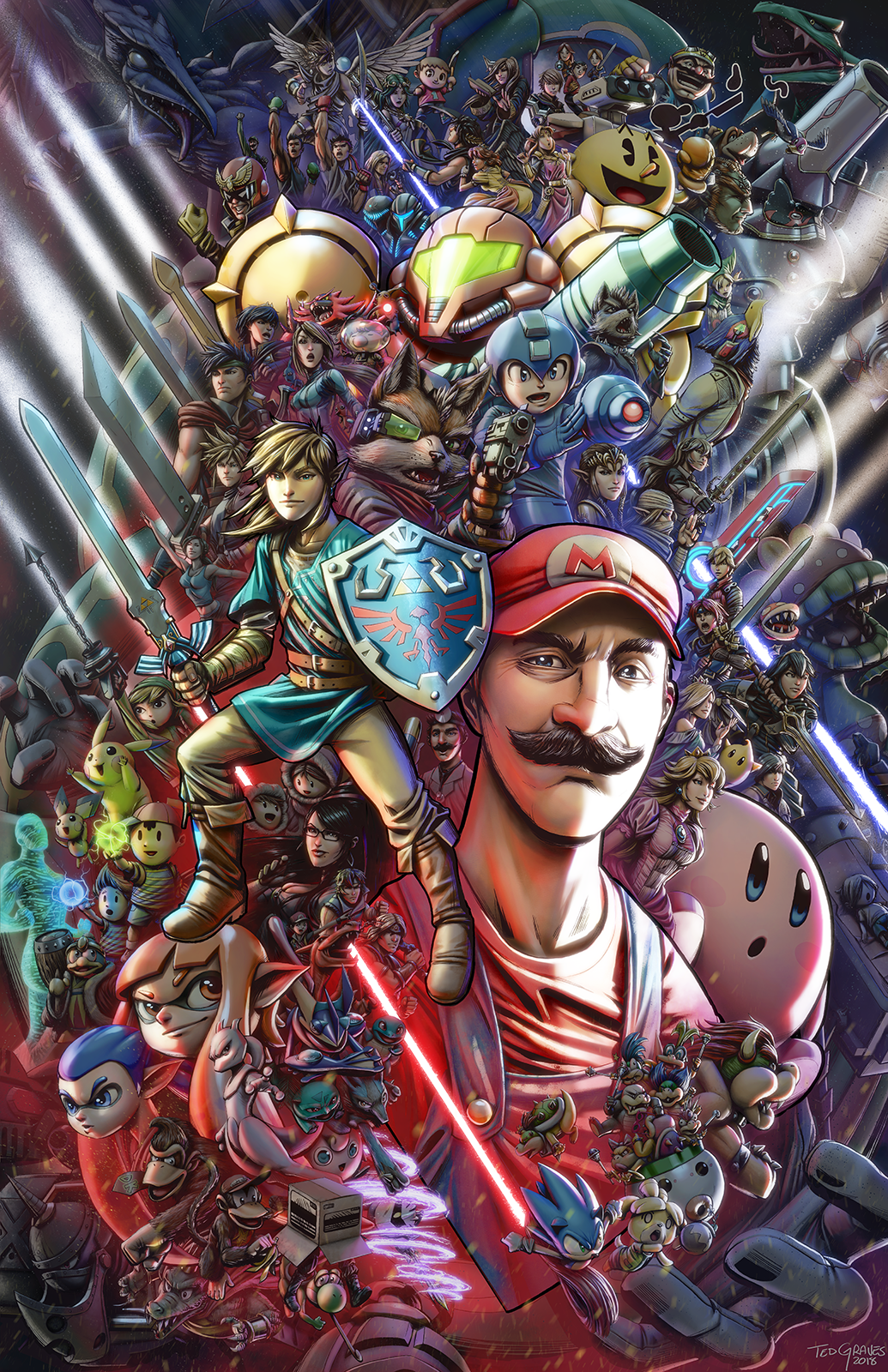 6+boys 6+girls absolutely_everyone animal animal_crossing animal_nose arm_up armor artist_name baseball_cap bayonetta bayonetta_(series) black_hair blonde_hair blue_eyes blue_hair boots bowser bowser_jr. box brown_hair buster_sword capcom cape captain_falcon cardboard_box castlevania:_rondo_of_blood castlevania_(series) character_request charizard chrom_(fire_emblem) clenched_hand closed_mouth coat colored_skin commentary crown dark_pit dark_samus deku_shield diddy_kong dog dog_(duck_hunt) donkey_kong donkey_kong_(series) donkey_kong_country dr._mario dr._mario_(game) duck_(duck_hunt) duck_hunt energy english_commentary everyone expressionless f-zero facial_hair falco_lombardi family_computer_robot female_corrin_(fire_emblem) female_robin_(fire_emblem) final_fantasy final_fantasy_vii fingerless_gloves fire_emblem fire_emblem_awakening floating_hair fox_mccloud galaxia_(sword) game_&amp;_watch ganondorf gen_1_pokemon gen_2_pokemon gen_3_pokemon gen_4_pokemon gen_6_pokemon gen_7_pokemon glasses gloves green_hair green_skin greninja grin hammer hat helmet highres holding holding_shield holding_sword holding_weapon huge_weapon hylian_shield ice_climber iggy_koopa ike_(fire_emblem) incineroar inkling inkling_boy inkling_girl inkling_player_character isabelle_(animal_crossing) ivysaur jigglypuff junior_clown_car ken_masters kid_icarus kid_icarus_uprising king_dedede king_k._rool kirby kirby_(series) kyogre larry_koopa legendary_pokemon lemmy_koopa link little_mac long_hair long_sleeves looking_afar looking_to_the_side lucario lucas_(mother_3) lucina_(fire_emblem) ludwig_von_koopa luigi luma_(mario) male_robin_(fire_emblem) mario mario_(series) marth_(fire_emblem) mask master_hand master_sword medium_hair mega_man_(character) mega_man_(classic) mega_man_(series) meta_knight metal_gear_(series) metroid mewtwo mii_(nintendo) monado monkey morton_koopa_jr. mother_(series) mother_2 mother_3 mr._game_&amp;_watch multiple_boys multiple_girls mustache namco nana_(ice_climber) necktie ness_(mother_2) nintendo olimar open_mouth orange_eyes orange_hair overalls pac-man pac-man_(game) palutena pants petey_piranha pichu pikachu pikmin_(creature) pikmin_(series) piranha_plant pit_(kid_icarus) pointy_ears pokemon pokemon_(creature) ponytail popo_(ice_climber) porky_minch power_suit_(metroid) princess_peach princess_zelda punch-out!! rayquaza red_(pokemon) red_hair revision richter_belmont ridley rosalina roy_koopa running ryu_(street_fighter) samus_aran sega sheik shield shirt short_hair shorts shulk_(xenoblade) simon_belmont smile solid_snake sonic_(series) sonic_the_hedgehog splatoon_(series) squall_leonhart square_enix squirtle standing star_fox street_fighter super_mario_bros._3 super_mario_galaxy super_smash_bros. sword tabuu ted_graves the_legend_of_zelda the_legend_of_zelda:_breath_of_the_wild the_legend_of_zelda:_the_wind_waker toon_link tunic varia_suit villager_(animal_crossing) wario wario_land warioware weapon wendy_o._koopa wii_fit wii_fit_trainer wii_fit_trainer_(female) wolf_o&#039;donnell wooden_shield xenoblade_chronicles_(series) xenoblade_chronicles_1 yoshi young_link zero_suit