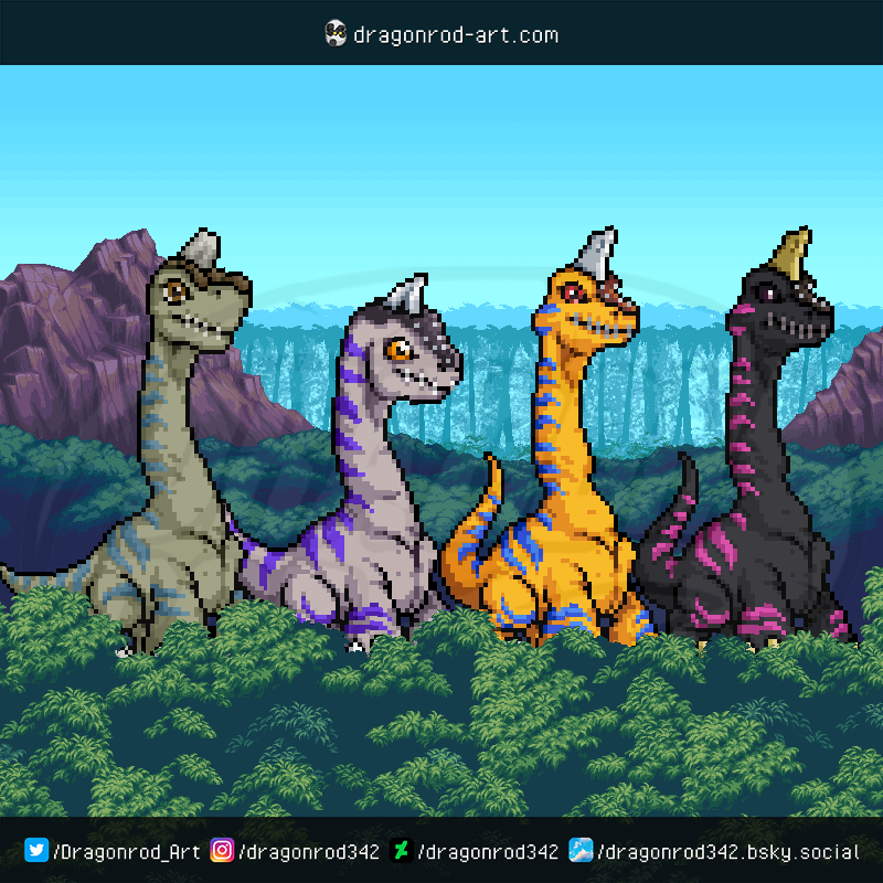 beta_digimon brachimon digimon digimon_(creature) digimon_ghost_game digimon_world dinosaur horns mountain sky tree