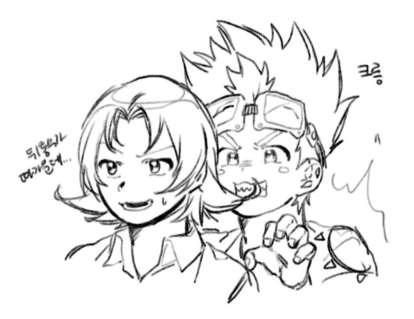 akashi_tagiru amano_yuu_(digimon) digimon digimon_xros_wars digimon_xros_wars:_toki_wo_kakeru_shounen_hunter-tachi tagme