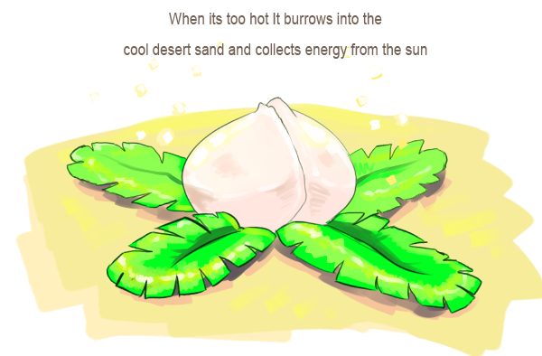 creature creatures_(company) desert english_text fusion game_freak gen_1_pokemon guroicandy hiding ivysaur nintendo no_humans pokemon pokemon_(creature) sand sandshrew solo sunlight