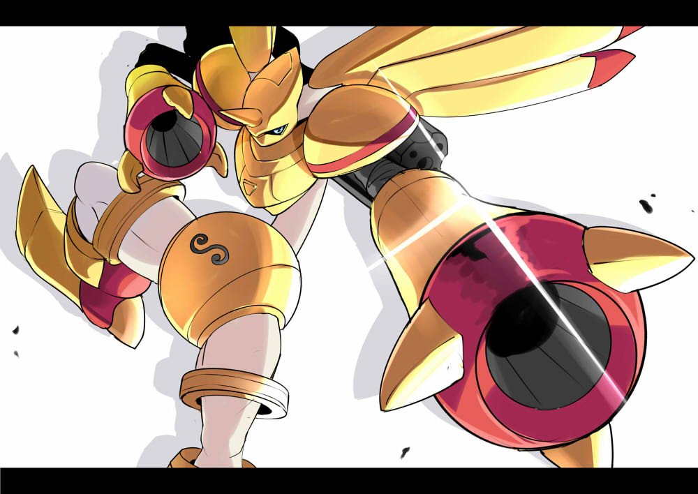 armor cannon crests_(digimon) digimon digimon_(creature) horns rapidmon_(armor) s solo