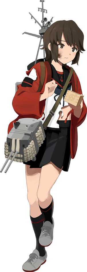 1girl adapted_turret beans black_skirt black_socks blue_sailor_collar box brown_eyes brown_hair cannon full_body grey_footwear grin happi japanese_clothes kantai_collection kneehighs machinery masu miyuki_(kancolle) miyuki_(setsubun)_(kancolle) miyuki_kai_ni_(kancolle) official_art pleated_skirt sailor_collar school_uniform serafuku shibafu_(glock23) ship_turret short_hair skirt smile socks solo transparent_background