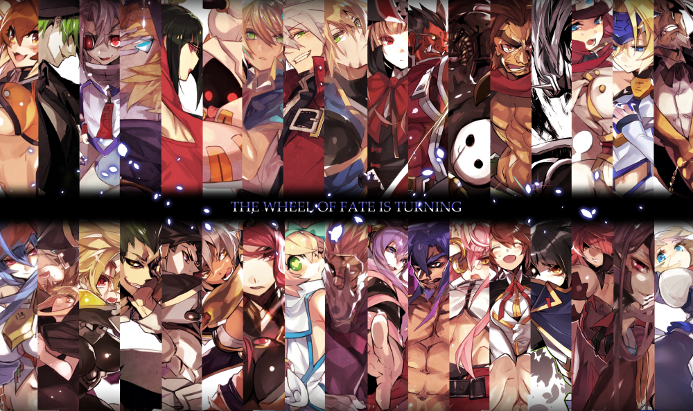 6+boys 6+girls animal_ears arakune arc_system_works blazblue blazblue:_central_fiction blazblue:_chronophantasma blonde_hair blue_eyes blue_facial_hair breasts brown_hair bullet_(blazblue) carl_clover cat_ears celica_a._mercury dark_skin english_text es_(xblaze) facial_hair forked_eyebrows genderswap genderswap_(mtf) glasses green_eyes green_hair hades_izanami hakumen hat hazama hibiki_kohaku hyakuhachi_(over3) izayoi_(blazblue) kagura_mutsuki kisaragi_jin konoe_a._mercury lambda-11 large_breasts litchi_faye_ling long_hair looking_at_viewer mai_natsume makoto_nanaya mikado_(blazblue) mu-12 multiple_boys multiple_girls naoto_kurogane noel_vermillion nu-13 pink_hair platinum_the_trinity ponytail rachel_alucard ragna_the_bloodedge raquel_alucard red_eyes red_hair relius_clover scar school_uniform shishigami_bang short_hair smile taokaka trap tsubaki_yayoi twintails underboob valkenhayn_r_hellsing white_hair xblaze yuuki_terumi