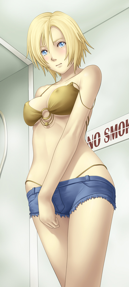 aya_brea deep_rising parasite_eve_(series) parasite_eve_the_3rd_birthday shorts swimsuit thor_(deep_rising)