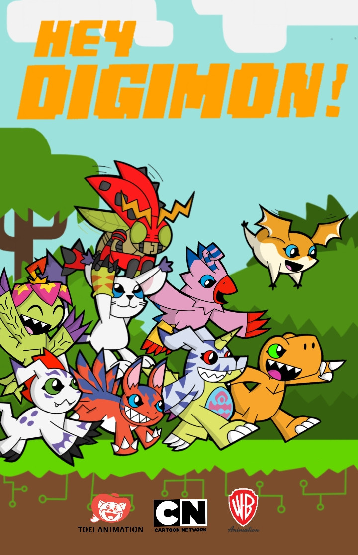 agumon bird bug cat digimon digimon_(creature) elecmon gabumon gomamon palmon parody patamon petals piyomon style_parody tailmon tentomon wings