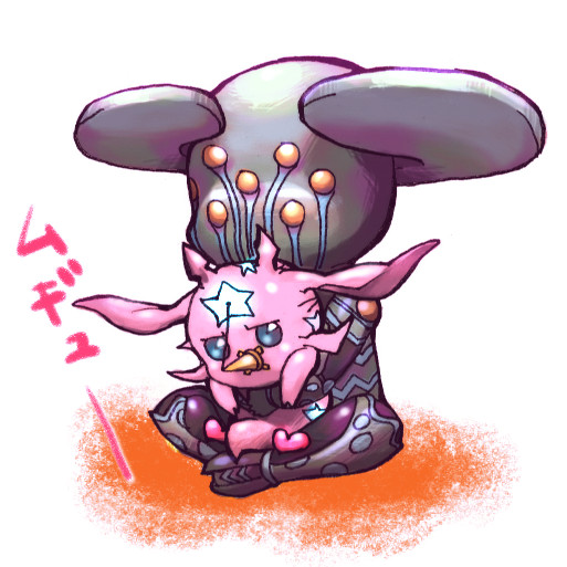 ball_breaker_(stand) hug hug_from_behind indian_style jojo_no_kimyou_na_bouken kamiura no_humans sitting sitting_on_lap sitting_on_person stand_(jojo) steel_ball_run tusk_(stand) tusk_act1