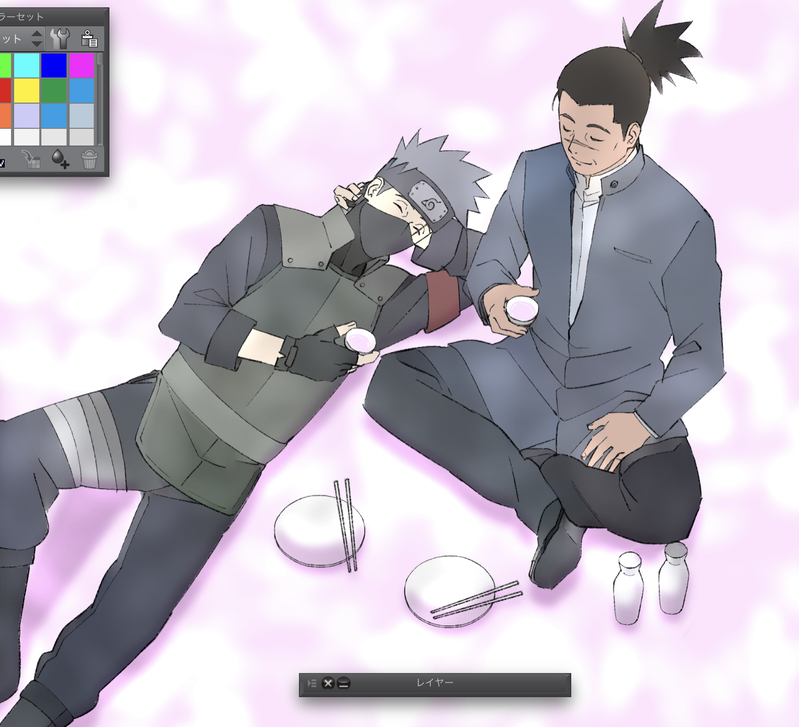 hatake_kakashi iruka irukaka kakairu kakashi naruto_(classic) naruto_(series) naruto_shippuuden ninja shonen_ai tea umino_iruka yaoi