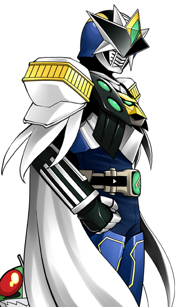 2boys 666nao belt bodysuit buckle cape epaulettes fujisawa_naoyuki helmet kamen_rider kamen_rider_(1st_series) kamen_rider_1 kamen_rider_den-o_(series) kamen_rider_new_den-o military military_uniform multiple_boys simple_background white_background