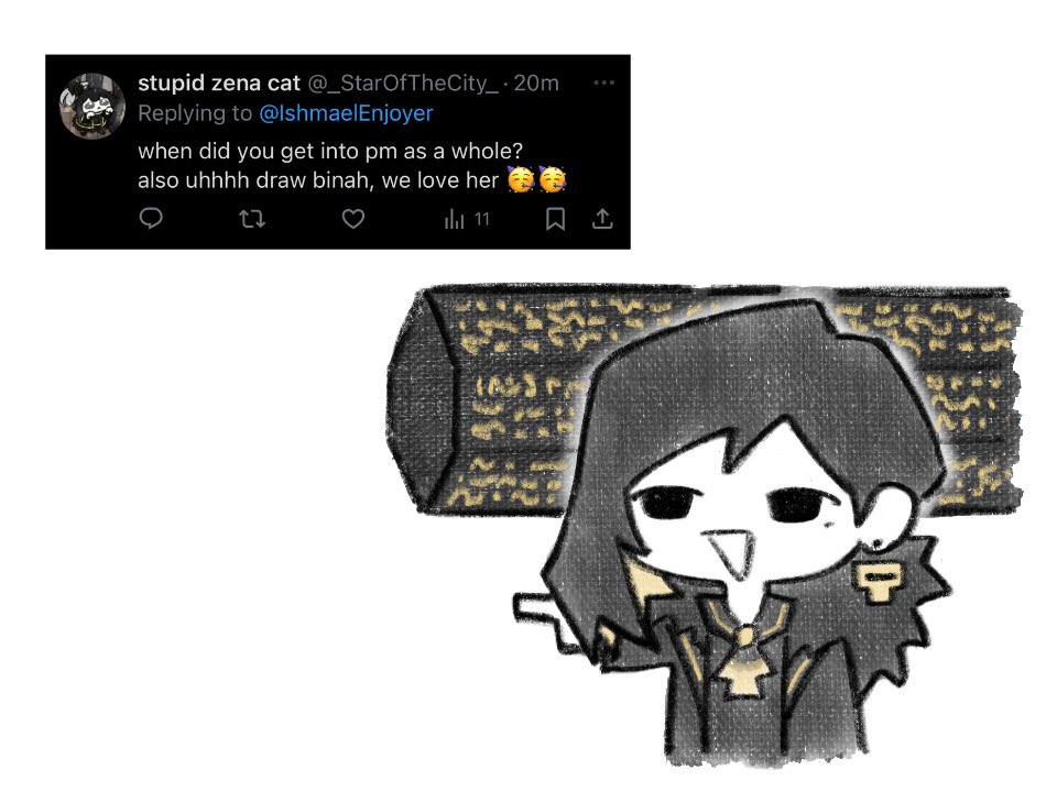 1girl ascot binah_(project_moon) black_ascot black_coat black_dress black_eyes black_hair black_sailor_collar chibi coat dress earrings jewelry lapels library_of_ruina long_hair open_mouth project_moon request_inset sailor_collar simple_background single_earring smile solo white_background yongsa_(ishmaelenjoyer)