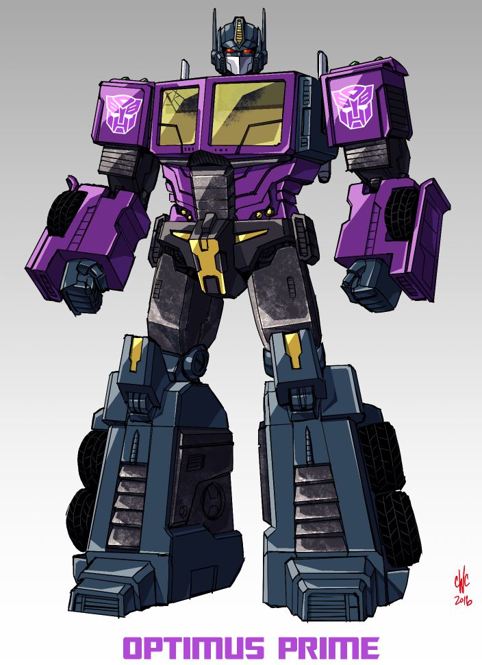 artist_collaboration autobot casey_w._coller character_name clenched_hands commentary dyemooch english_commentary gradient_background looking_at_viewer mecha no_humans optimus_prime optimus_prime_(shattered_glass) red_eyes robot science_fiction solo transformers transformers_shattered_glass
