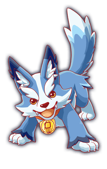 alternate_animal_ears alternate_tail animal_collar animal_ear_fluff animal_ears blue_fur blue_tail cel_shading collar crash_fever dog dog_ears dog_nose dog_tail fangs full_body game_cg green_collar hachi_(crash_fever) long_tail looking_at_viewer number_print numbered official_alternate_animal_ears official_alternate_tail official_art open_mouth outline pointy_ears puppy red_outline simple_background solo square square_print tachi-e tail thick_eyebrows tongue transparent_background two-tone_fur two-tone_tail v-shaped_eyebrows white_fur white_tail yellow_eyes
