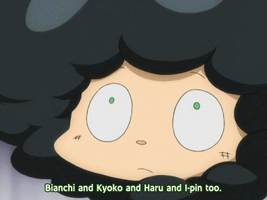 2boys animated animated_gif cow katekyo_hitman_reborn! lambo lowres multiple_boys sawada_tsunayoshi yamamoto_takeshi