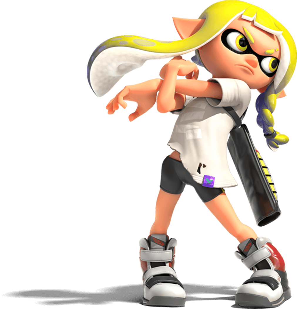 1girl 3d bare_arms bike_shorts blonde_hair boots braid closed_mouth eye_mask eyebrow_cut frown full_body gradient_hair grey_boots inkling inkling_girl inkling_player_character long_hair long_pointy_ears looking_to_the_side multicolored_hair nintendo official_art pointy_ears shirt short_eyebrows short_hair_with_long_locks side_braid sidelocks solo splatoon_(series) splatoon_3 spotted_hair standing stretching t-shirt tentacle_hair thick_eyebrows torn_clothes transparent_background two-tone_hair v-shaped_eyebrows veronika_(splatoon) white_shirt yellow_eyes
