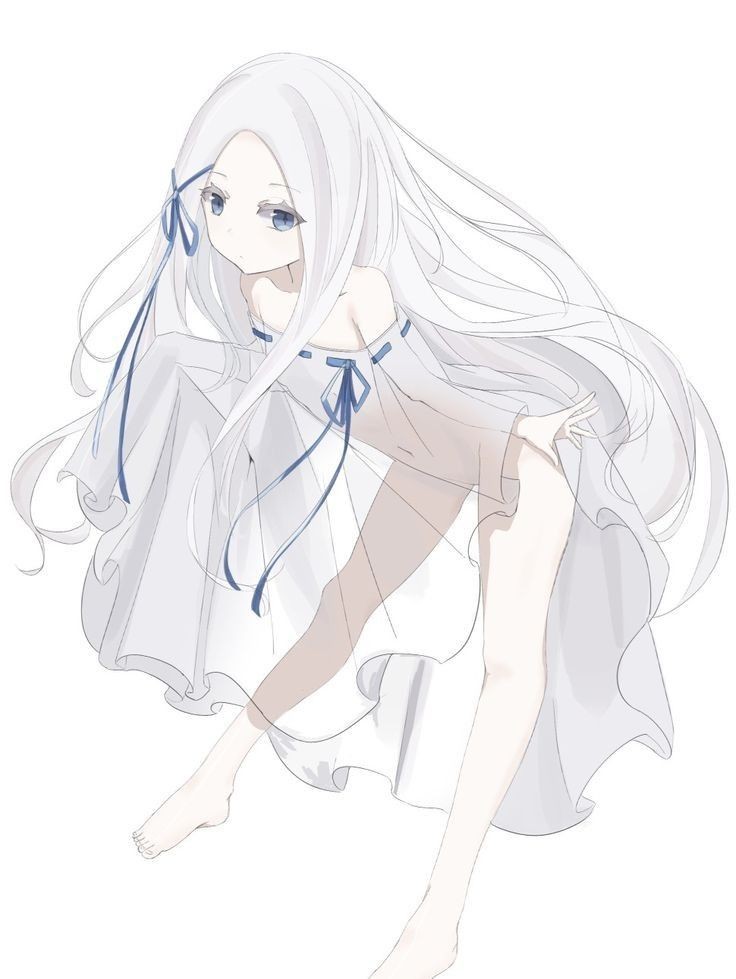 barefoot blue_eyes pale_skin pandora_(re:zero) re:zero_kara_hajimeru_isekai_seikatsu see-through_silhouette tagme