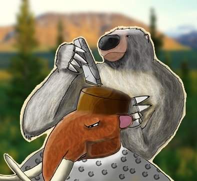 alternate_hairstyle animal barber_cape choso_giving_toudou_a_haircut_(meme) cutting_another&#039;s_hair cutting_hair elephant fade_(haircut) fossil ground_sloth ice_age_(movie) lowres mammoth meme non-web_source woolly_mammoth